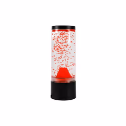 Lampe à lave iTotal ronde 10,5 x 30 cm rouge