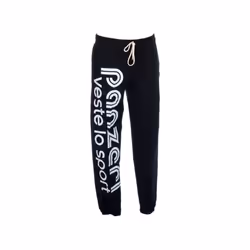 Pantalon Jogging Uni H - Noir - Mixte - Fitness - 100% coton