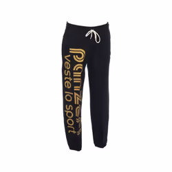 Pantalon de survêtement Uni h noir/or jersey pant - Panzeri