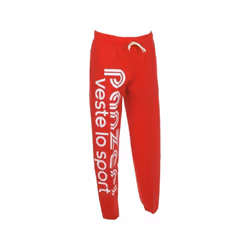 Pantalon de survêtement Uni h rouge jersey pant - Panzeri