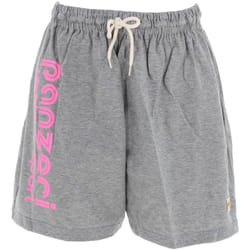 Short Panzeri Uni (A) gris chiné/rose fluo