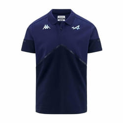 Polo Angai BWT Alpine F1 Team 2023 pour Homme - Bleu foncé bleu clair