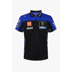Polo - Yamaha - Factory Monster Energy - Officiel MotoGP - Noir - Manches courtes - Regular