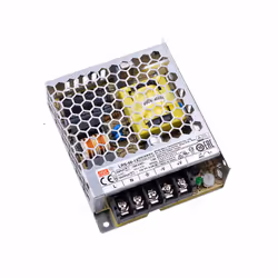 Alimentatore switching 50.4W 12Vdc 4.2A singola uscita Meanwell Serie LRS-50 Mod. LRS-50-12. Alimentation à découpage 50,4 W  ...