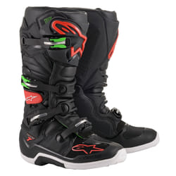 Alpinestars 2012014-1366-11 Chaussure de moto Mâle Adulte Noir, Vert, Rouge