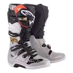 Alpinestars 2012014-1829-16, Mâle, Adulte, Noir, Or, Argent, Blanc