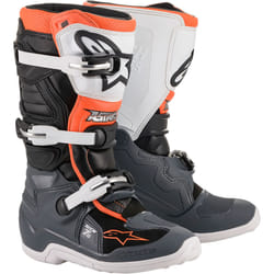 Alpinestars 2015017-1124-8 Chaussure de moto Mâle Adulte Noir, Gris, Orange, Blanc