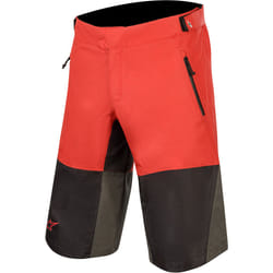 Alpinestars Tahoe Shorts à vélo, noir-rouge, taille 30 pour Hommes