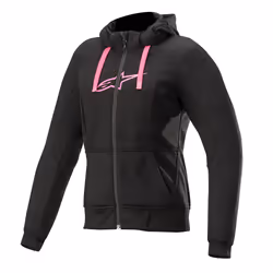 Alpinestars 4210920-1039-L, Adulte, Mâle, Sweat à capuche, Noir, Fuchsia, L, SML