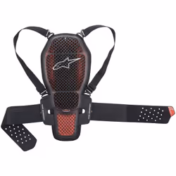 Alpinestars Nucleon KR-1 Cell Protecteur arrière, noir-rouge, taille XS pour Hommes
