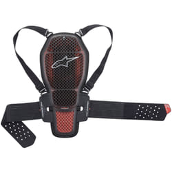Alpinestars Nucleon KR-1 Cell Protecteur arrière, noir-rouge, taille XS pour Hommes