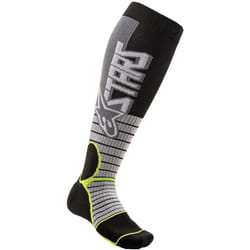 Alpinestars MX Pro Chaussettes Motocross, noir-gris, taille S pour Hommes