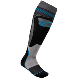 Alpinestars MX Plus-1 Chaussettes Motocross, noir-gris, taille S pour Hommes