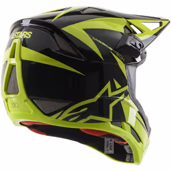 Alpinestars Missile Tech Airlift Casque de descente, noir-vert, taille XS pour Hommes