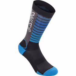 Alpinestars Drop 22 Chaussettes, noir-bleu, taille L pour Hommes