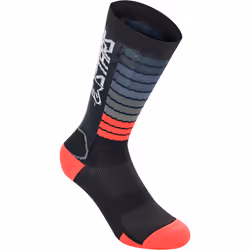 Alpinestars Drop 22 Chaussettes, noir-rouge, taille L pour Hommes