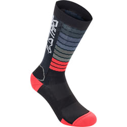 Alpinestars Drop 22 Chaussettes, noir-rouge, taille L pour Hommes