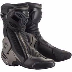 Alpinestars SMX Plus v2 Bottes de moto, noir-gris, taille 46 pour Hommes