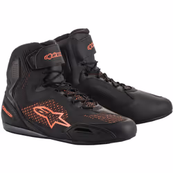 Alpinestars Faster 3 Rideknit Chaussures de moto, noir-rouge, taille 38 39 pour Hommes