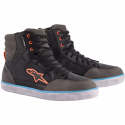 Alpinestars J-6 Canvas Chaussures de moto imperméables, noir-gris, taille 40 pour Hommes