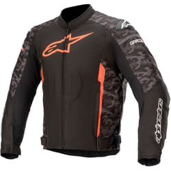 Alpinestars T-GP Plus V3 Veste textile de moto, noir-multicolore, taille S pour Hommes