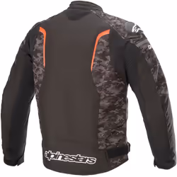 Alpinestars T-GP Plus V3 Veste textile de moto, noir-multicolore, taille S pour Hommes