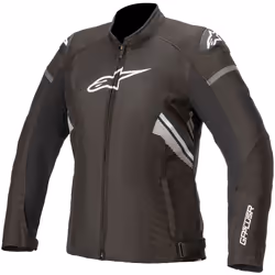 Alpinestars Stella T-GP Plus V3 Veste textile de moto dames, noir-blanc, taille M pour Femmes