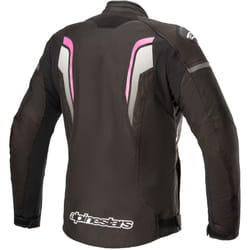 Alpinestars Stella T-GP Plus V3 Veste textile de moto dames, noir-blanc-rose, taille L pour Femmes