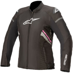 Alpinestars Stella T-GP Plus V3 Veste textile de moto dames, noir-blanc-rose, taille 2XL pour Femmes