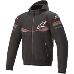Alpinestars Sektor V2 Hoodie de moto, noir-rouge, taille XL pour Hommes