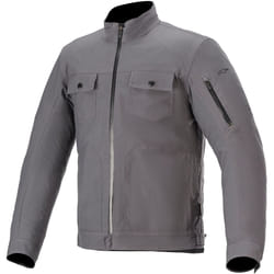 Alpinestars Solano Veste textile de moto imperméable à l’eau, gris, taille 4XL pour Hommes