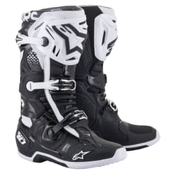 Alpinestars 2010020-12-10 Chaussure de moto Mâle Adulte Noir, Blanc