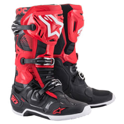 Alpinestars 2010020-31-13 Chaussure de moto Mâle Adulte Noir, Rouge