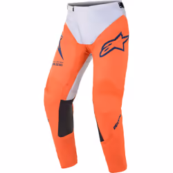 Alpinestars Racer Braap Pantalon Motocross, blanc-orange, taille 30 pour Hommes