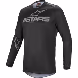 Alpinestars Fluid Graphite Maillot motocross, noir-gris, taille XL pour Hommes