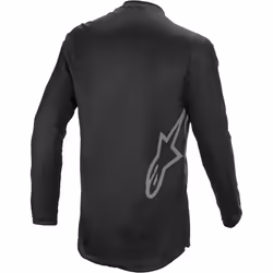 Alpinestars Fluid Graphite Maillot motocross, noir-gris, taille XL pour Hommes
