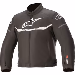 Alpinestars T-SPS Veste textile de moto imperméable à l’eau d’enfants, noir-blanc, taille 62 pour Des gamins