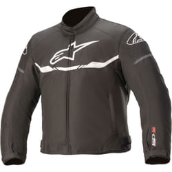Alpinestars T-SPS Veste textile de moto imperméable à l’eau d’enfants, noir-blanc, taille 62 pour Des gamins