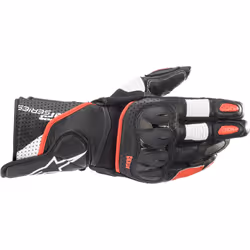 Alpinestars SP-2 V3 Gants de moto, noir-blanc-rouge, taille 2XL