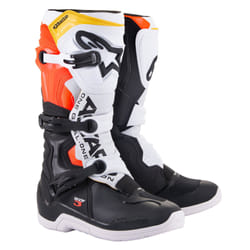 Alpinestars 2013018-1238-12 Chaussure de moto Mâle Adulte Noir, Rouge, Blanc, Jaune