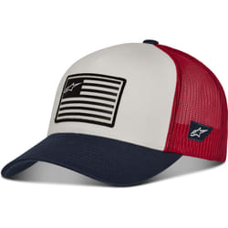 Alpinestars Flag Snapback Casquette, blanc-rouge pour Hommes