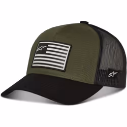 Alpinestars Flag Snapback Casquette, vert pour Hommes