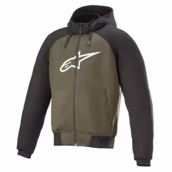 Alpinestars 4200918-1681-S, Adulte, Mâle, Sweat à capuche, Noir, Vert, S, SML