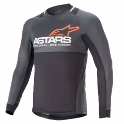 Alpinestars 1766921-1793-S, Adulte, Mâle, Sweatshirt, Noir, Corail, S, SML