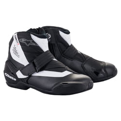 Alpinestars 2224521-12-42 Chaussure de moto Mâle Adulte Noir, Blanc