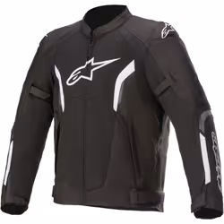 Alpinestars AST-1 V2 Air Veste textile moto, noir-blanc, taille M pour Hommes