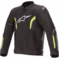 Alpinestars AST-1 V2 Air Veste textile moto, noir-jaune, taille S pour Hommes