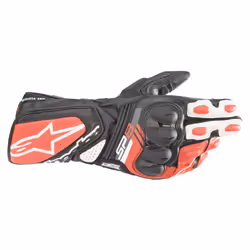 Alpinestars 3558321-1304-S, Moto, S, SML, Adulte, Mâle, Noir, Rouge, Blanc