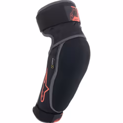 Alpinestars Vector Protecteurs de coude, noir-rouge, taille S M pour Hommes
