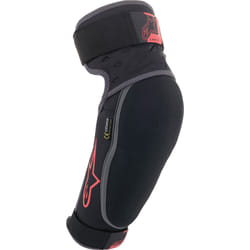 Alpinestars Vector Protecteurs de coude, noir-rouge, taille L XL pour Hommes